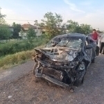 Authorities investigate vehicle overturn accident in Bustonlik