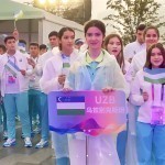 Ханчжоу-2022. Атлетлар шаҳарчасида Ўзбекистон байроғи кўтарилди (видео)