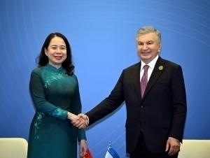 Shavkat Mirziyoyev Vetnam vitse-prezidenti bilan uchrashdi