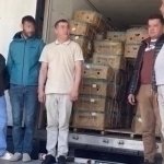 Қовунлар орасига яшириниб, Россияга киришга уринган ўзбекистонликлар ушланди (видео)