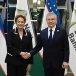 Mirziyoyev receives the head of the New Development Bank