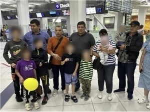 Uzbek children who were neglected in Russia were returned home