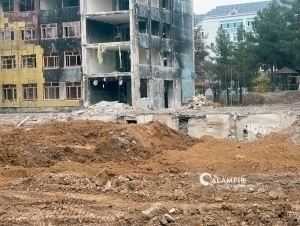 Agrar universitetidagi yong‘indan keyingi qoldiqlar (fotoreportaj)