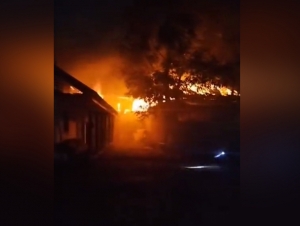 Fire breaks out in a building on the territory of the institute in Andijan