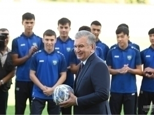 Mirziyoyev futbol bo‘yicha O‘zbekiston yoshlar terma jamoasiga tabrik yo‘lladi