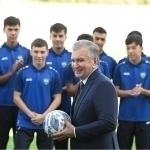 Mirziyoyev congratulates the youth national football team of Uzbekistan
