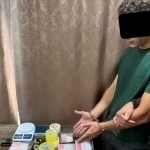 Даладан наркотик қазиб олган хорижлик ушланди (видео)
