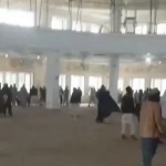 Pokistondagi masjidda juma namozi vaqtida portlash yuz berdi (video)