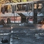 Rossiya Ukrainada energetiklarning avtobusiga zarba berdi. Qurbonlar bor 