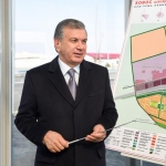Prezident Xovos shaharchasining bosh rejasi bilan tanishdi