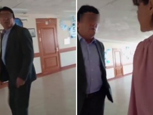 The vice-rector who insults the student's mother is dismissed