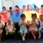 Andijonda bog‘cha opa bolalarni bo‘ralab so‘kdi (video)