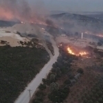 Turkiyaning kurort hududi alanga ichida qoldi 