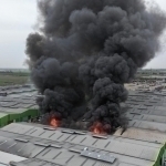 Turkiyadagi zavodda katta yong‘in sodir bo‘ldi (video)