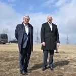 To‘qayev Qorabog‘ga bordi