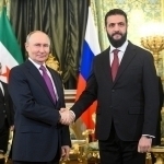 Putin Kremlda ash-Shara bilan uchrashdi (video)