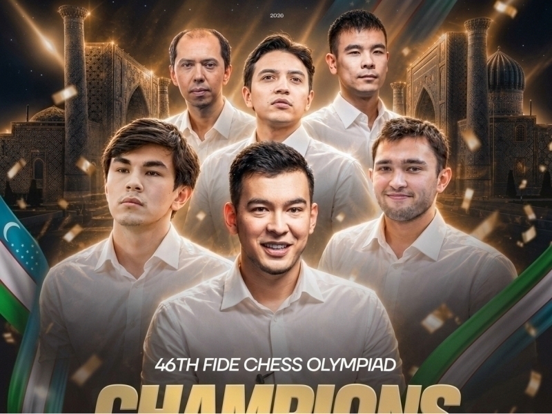 Tarix yozildi! O‘zbekiston ikki karra Shaxmat olimpiadasi chempioni bo‘ldi