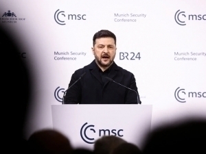 “Подшо эмас, уруш қули”. Зеленский Мюнхенда Путинга қарши кескин баёнот берди