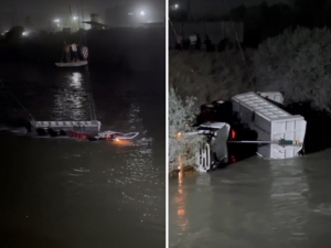 Truck falls into the Chirchiq River, resulting one casualty