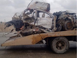 5 people died in a car accident in Karakalpakstan (video)