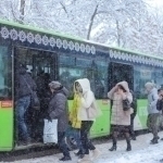 Bus delays possible due to snowfall