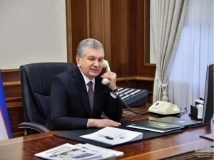 Shavkat Mirziyoyev had a telephone conversation with the President of South Korea