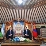Mirziyoyev Mo‘g‘uliston rahbarini O‘zbekistonga taklif qildi