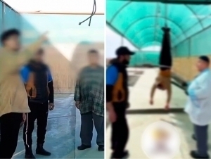 Бухорода одамни оёғидан осганлар жазоланди (видео)