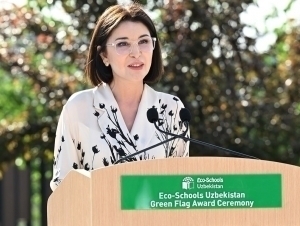 Ziroat Mirziyoyeva “Eco-schools Uzbekistan” g‘oliblarini tabrikladi
