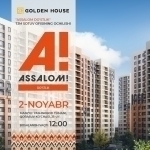 Golden House “Assalom Do‘stlik” сотув офисининг очилишига таклиф қилади: меҳмонлар учун махсус шартлар ва совғалар!