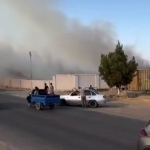 Fire breaks out at cemetery in Samarkand (video)