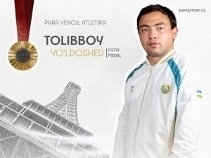 Tolibboy Yuldoshev becomes Paralympic champion