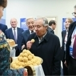 Guterrish BRICS sammitida qatnashish uchun Qozonga bordi