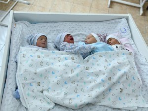 Four twins are born in Tashkent