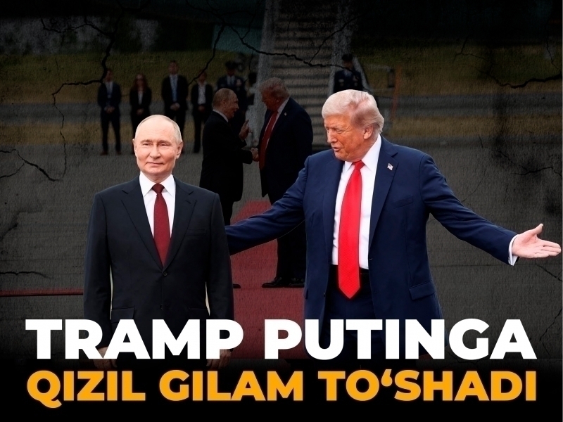 Tramp Putinga qizil gilam to‘shadi. Ular nihoyat birga