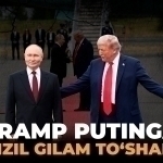 Tramp Putinga qizil gilam to‘shadi. Ular nihoyat birga