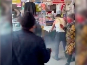 Гулистондаги чойхонада ёнғин бўлди. Жабрланганлар бор (видео) 