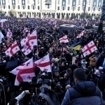 Тбилисида “хорижий агентлар” қонунига қарши митинг бўлди 