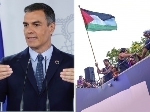 Ispaniya Bosh vaziri Yamalni Falastin bayrog‘ini ko‘targani uchun olqishladi (video)
