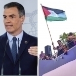 Ispaniya Bosh vaziri Yamalni Falastin bayrog‘ini ko‘targani uchun olqishladi (video)