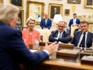 Трамп ва Европа етакчилари тортишиб қолди