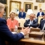 Tramp va Yevropa yetakchilari tortishib qoldi