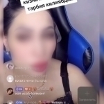 TikTok jonli efirida ona farzandini kaltakladi (video)